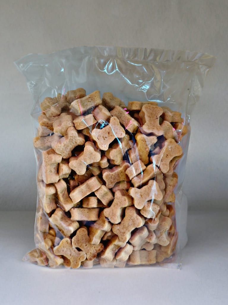 galleta en forma de hueso para tu perro x 200 unidades