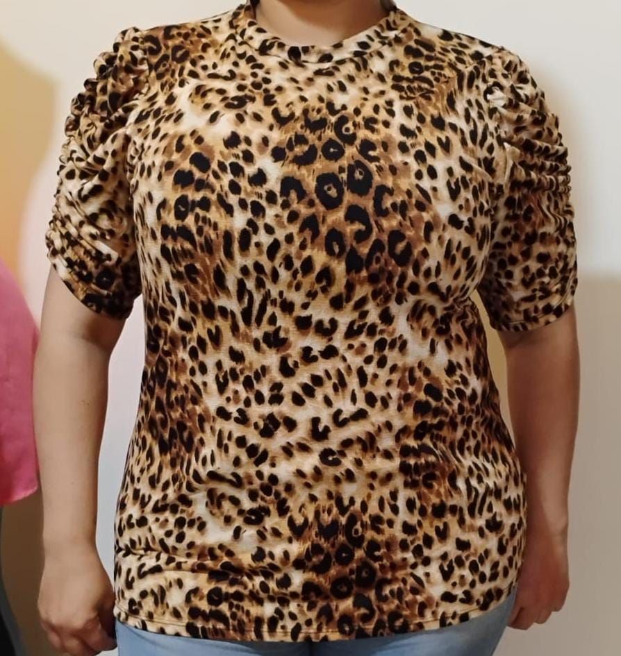 blusa estampada