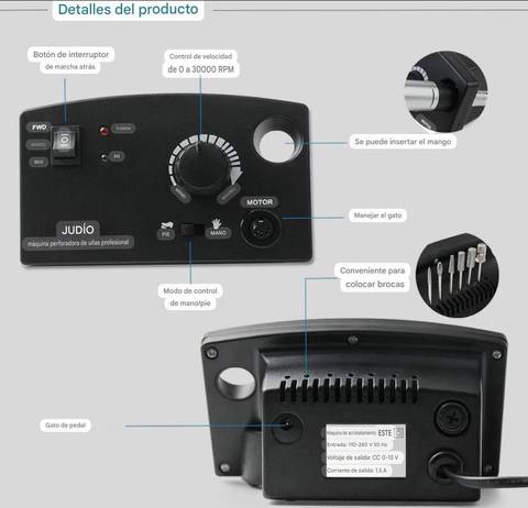 Drill De Pedal ZS-602 30.000RPM